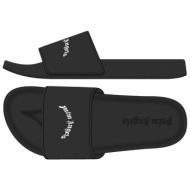  palm angels παντοφλες m curved logo sliders μαυρο