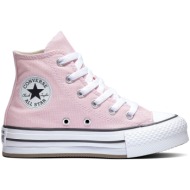  converse παιδικά ροζ sneakers για κορίτσι high eva lift