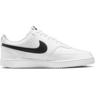  nike court vision ανδρικά low sneakers next nature λευκό / μαύρο