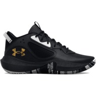  under armour gs lockdown 6 παιδικά παπούτσια μπάσκετ μαύρα