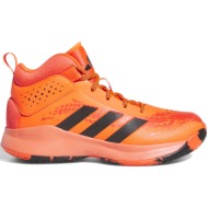  adidas αθλητικά εφηβικά wide παπούτσια μπάσκετ cross em up 5 πορτοκαλί