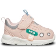  fila galaxy baby v βρεφικά παπούτσια χωρίς κορδόνια ροζ