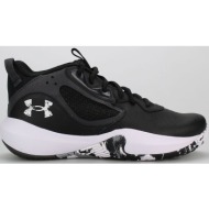  under armour gs lockdown 6 δερμάτινα μποτάκια μπάσκετ μαύρα