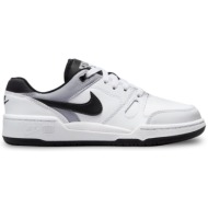  nike full force low εφηβικά retro sneakers λευκό / μαύρο
