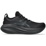  asics gel-nimbus 27 ανδρικά μαύρα παπούτσια cushion running