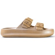  fila tireno slipper γυναικείες μπρονζέ παντόφλες