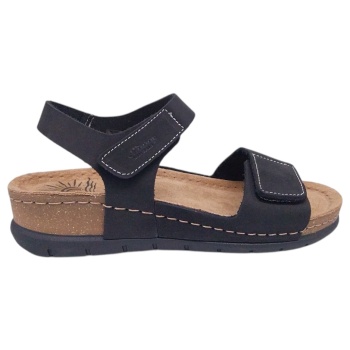 sunnysandals flatforms altea 50108 μαύρο
