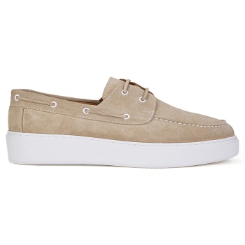 kaiser hoff ανδρικό boat shoe δερμάτινο σε προσφορά