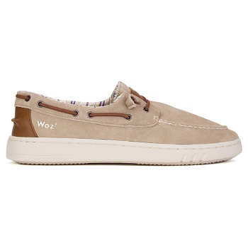 woz ανδρικό boat shoe από μαλακό σουέτ σε προσφορά