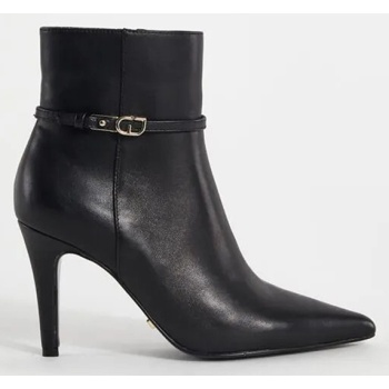 gaudi γυναικεία δερμάτινα μποτάκια μαύρα σε προσφορά