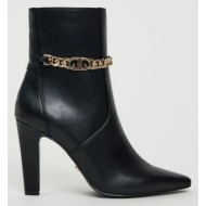  gaudi γυναικεία μποτάκια με μεταλλική αλυσίδα