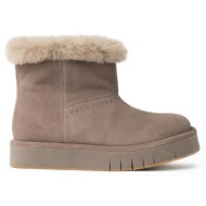  palomitas γυναικείο μποτάκι suede με πλατφόρμα