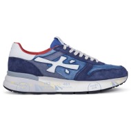  premiata ανδρικά sneakers mick με δερμάτινες λεπτομέρειες και signature σόλα