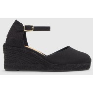  castaner γυναικείες εσπαντρίγιες από καμβά με πλατφόρμα από jute και λουράκι αστραγάλου