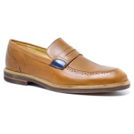  bigshoes kl37210-09 δερμάτινο dress ταμπά