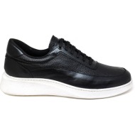  bigshoes kl20241-01 δερμάτινο casual μαύρο