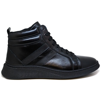 bigshoes kl20255-01 δερμάτινο casual