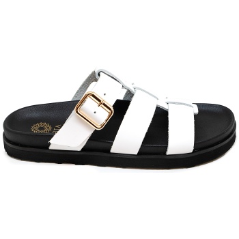 ateneo 54103-02 δερμάτινο σανδάλι λευκό σε προσφορά