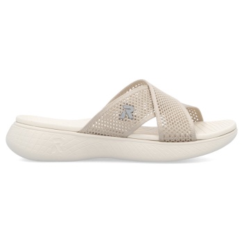 rieker v2105-60 ανατομικό πέδιλο μπεζ σε προσφορά