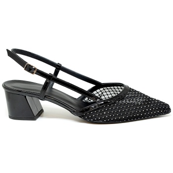 bigshoes mx22137-01 δερμάτινη γόβα