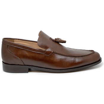 bigshoes kl37302-05 δερμάτινο μοκασίνι