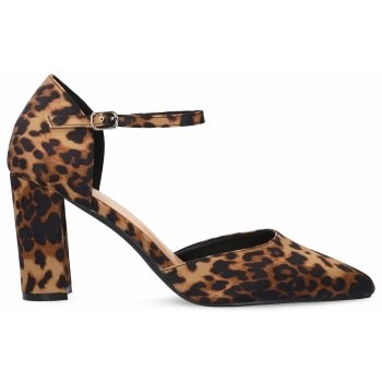 andres machado 6053-20 γόβα λεοπάρ 7cm