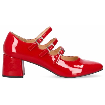 andres machado 6051-14 γόβα κόκκινη