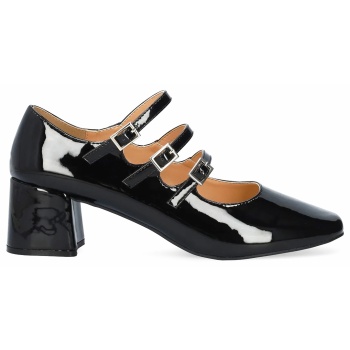 andres machado 6051-01 γόβα μαύρη 5,5cm