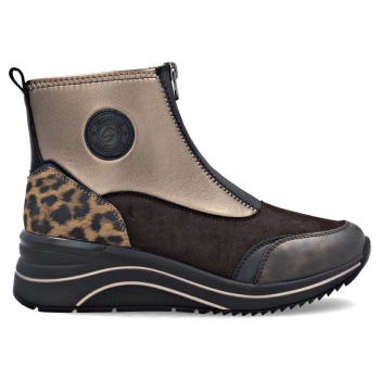 remonte d0t78-90 ανατομικό sneaker καφέ