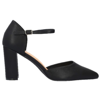 andres machado 6053-01 γόβα μαύρη 7cm