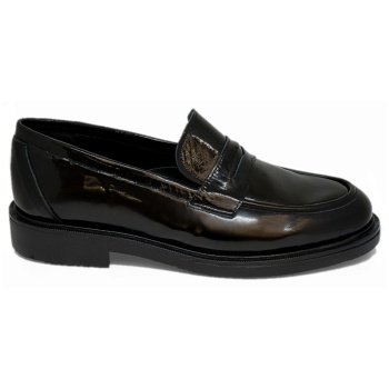 bigshoes kl10701-01 μοκασίνι μαύρο