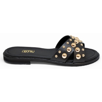 bigshoes ga0218-01 δερμάτινη παντόφλα