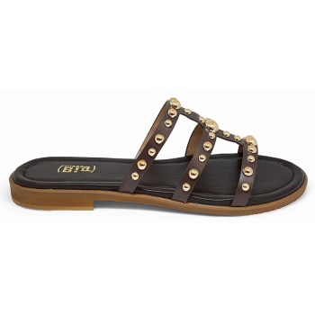 bigshoes ga0216-05 δερμάτινη παντόφλα