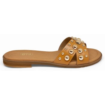 bigshoes ga0218-09 δερμάτινη παντόφλα