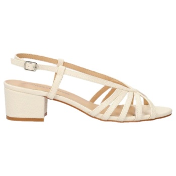 andres machado 6057-15 πέδιλα 6cm ιβουάρ