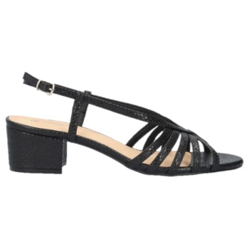 andres machado 6057-01 πέδιλα 6cm μαύρο