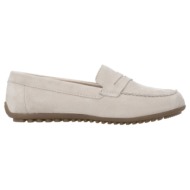  remonte d3k00-60 ανατομικά δερμάτινα μοκασίνια ιβουάρ