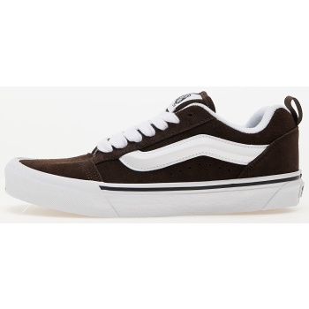 vans knu skool brown/ white