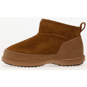 moon boot luna low boot suede cognac σε προσφορά