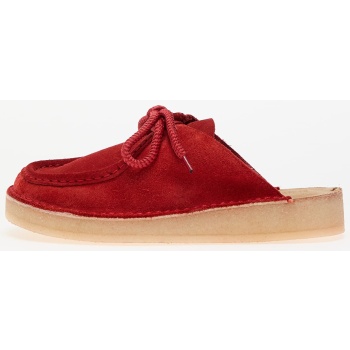 clarks originals dsrtnomad mule red