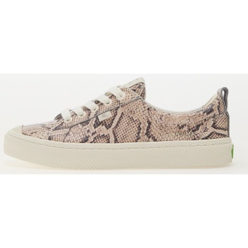 cariuma w oca low snake skin print