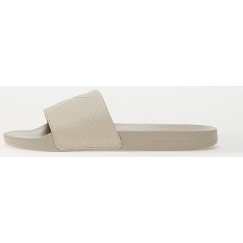 calvin klein jeans slide aop print beige