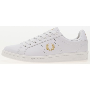 fred perry b721 leather white/ gold σε προσφορά