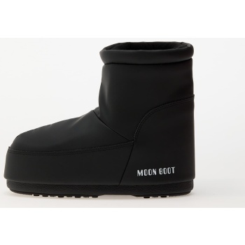 moon boot icon low nolace rubber black σε προσφορά