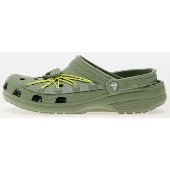 crocs classic webbing clog moss/ multi σε προσφορά