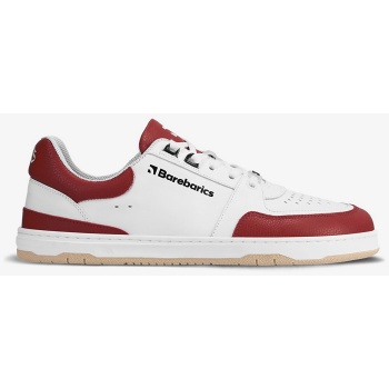 barebarics wave white & crimson red