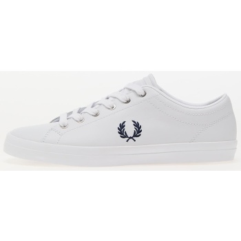 fred perry baseline leather white σε προσφορά