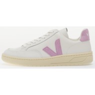  veja w v-12 leather extra-white_orchid
