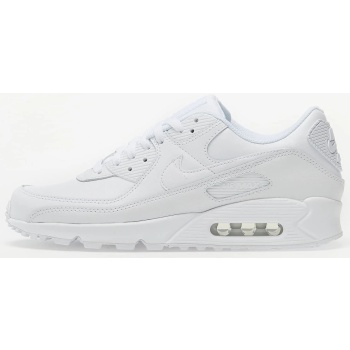 nike air max 90 leather white / white