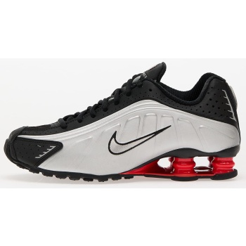 nike shox r4 black/ mtlc silver-lt